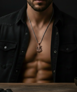 Alternative view of Divine Lord Ram Maryada Purushottam Stainless Steel Pendant with Box Chain