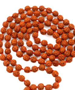Alternative view of 108-Bead Panchmukhi 5 face Rudraksha japa Mala 7mm