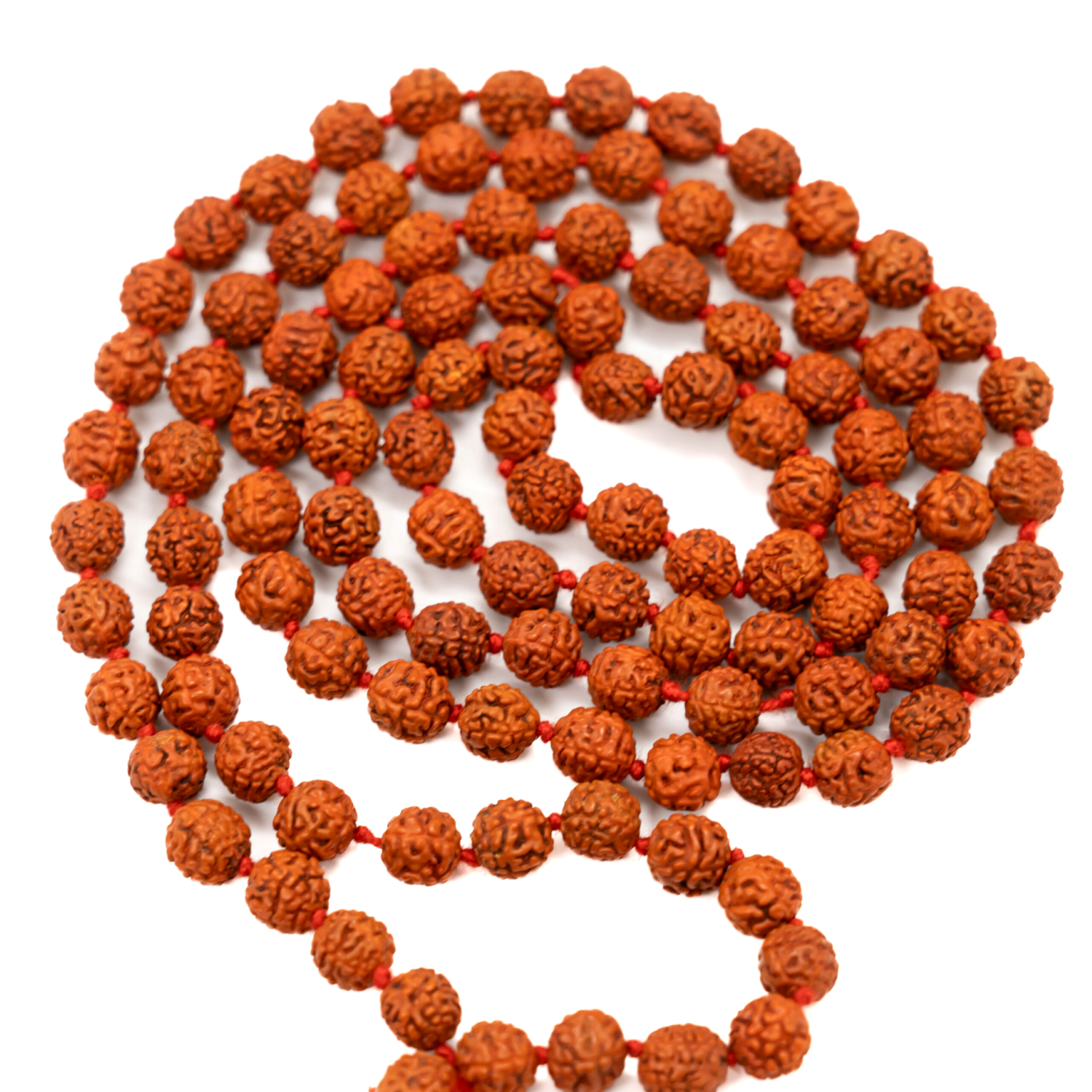 108-Bead Panchmukhi 5 face Rudraksha japa Mala 7mm - Image 2