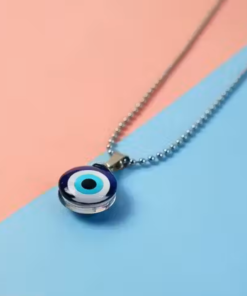 Alternative view of Blue Evil Eye Crystal Pendant Protect From Bad Rays in surrounding
