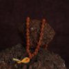 108-Bead Panchmukhi 5 face Rudraksha japa Mala 6.5 mm