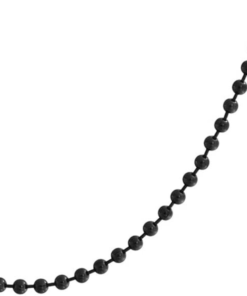 Alternative view of Premium Trio Set Stainless Steel Ball Bead Chain Necklaces Chain (Gold, Silver, & Matte Black)