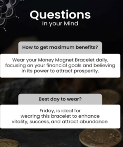Alternative view of Authentic Money Magnet Bracelet for Men And Womwn