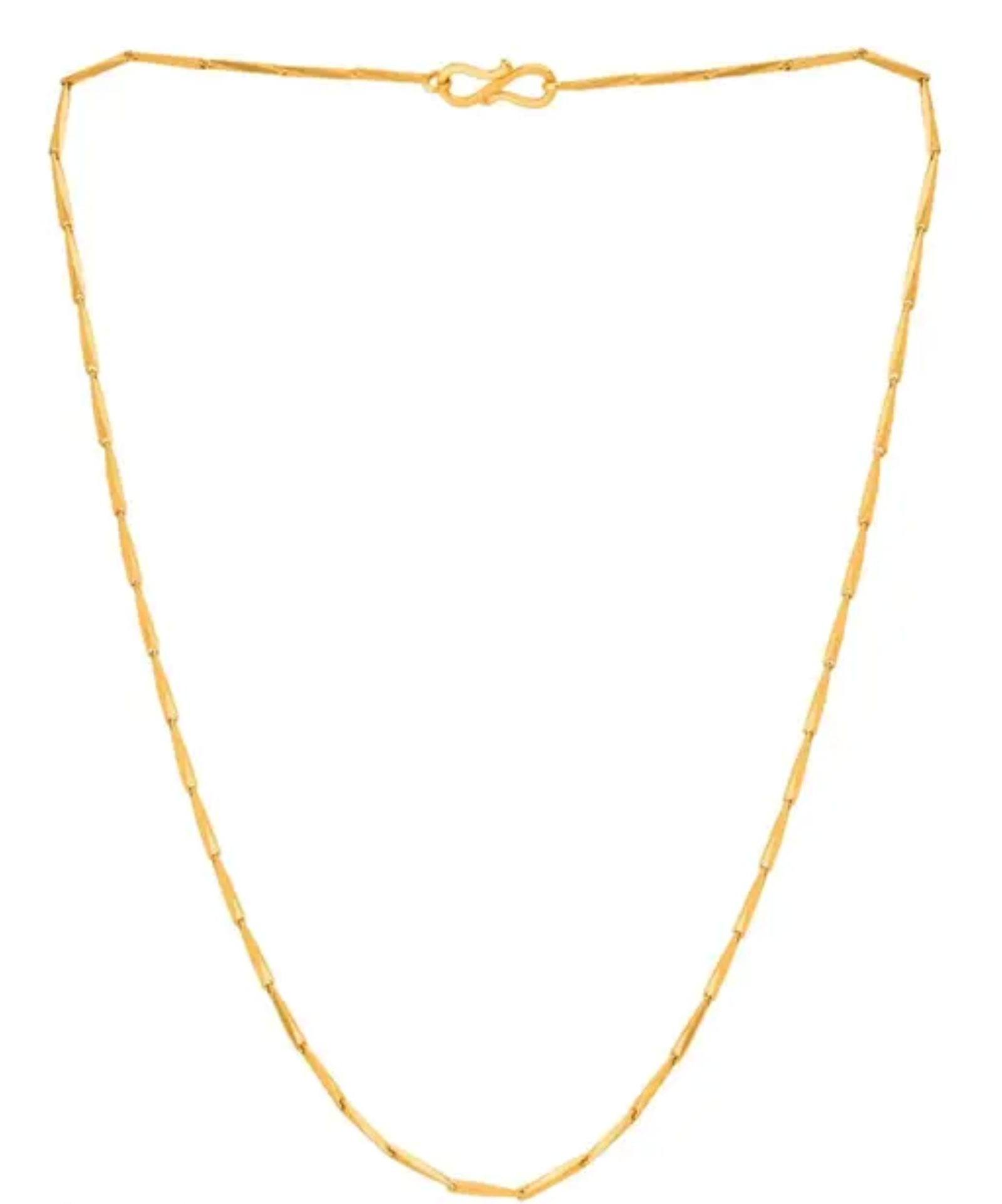 Classic Dailywear Gold Plated Rice Chain For Girls - Image 2