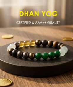Alternative view of Dhan Yog Prosperity Bracelet - Gemstones for Wealth, Abundance & Success