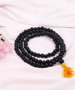 Authentic Karungali Mala (108+1 Beads) – Natural Ebony Wood & Sacred for Protection, Focus, and Spiritual