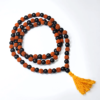 Authentic Karungali & Rudraksha Combination Mala (108+1 Beads) – Natural Ebony Wood & Sacred Panchmukhi Rudraksha for Protection, Focus, and Spiritual Growth