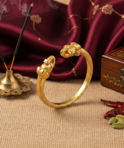 Authentic The Royal Gaja-Mukhi Adjustable Kada For Man