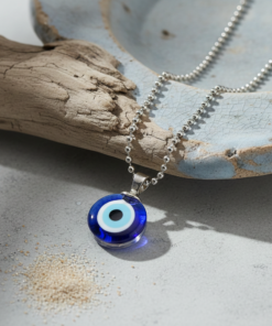 Blue Evil Eye Crystal Pendant Protect From Bad Rays in surrounding
