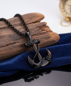 Dailywear Mens Pendant Chain Black Stainless Steel