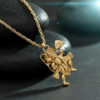 Divine Lord Hanuman Neccklace Stainless Steel Hanuman Ji Pendant With Rope Chain for Men