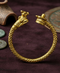 The Sacred Nandi & Shivalinga Golden Kada