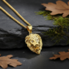 Majestic Lion King Gold Plated Pendant with Premium Stainless Steel Box Chain