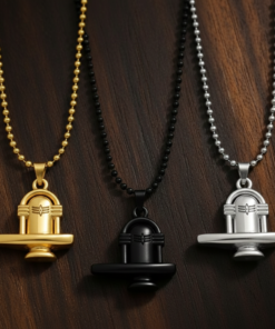 The Trinity of Devotion Mahadev Shivalinga Pendant Collection