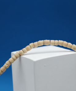 Alternative view of Divine Single Round Tulsi Neck Kanthi with Panchmukhi Rudraksha