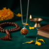 The 12 Mukhi Rudraksha Silver Pendant