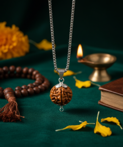 The 12 Mukhi Rudraksha Silver Pendant