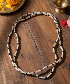 Alternative view of Handcrafted Double-Layer Tulsi Kanthi Mala