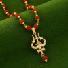Authentic Shiv Trishul Rudraksha Mala With Om Symbol Divine Necklace