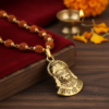 Sacred Rudraksha Necklace Chain with Lord Hanuman Pendant – Jai Shri Ram Devotional Spiritual Jewelry