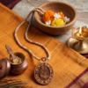 Authentic Radha Krishna Tulsi Kanthi Natural Wooden Bead Devotional Mala