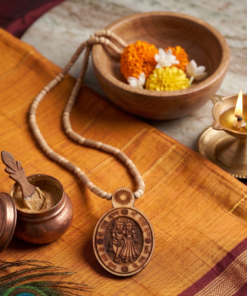 Authentic Radha Krishna Tulsi Kanthi Natural Wooden Bead Devotional Mala