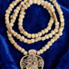 Authentic Radha Krishna Tulsi Kanthi Natural Wooden Bead Devotional Mala