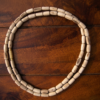 Divine Holy Basil Tulsi Mala – 2 Round Authentic Wooden Bead Necklace for Meditation